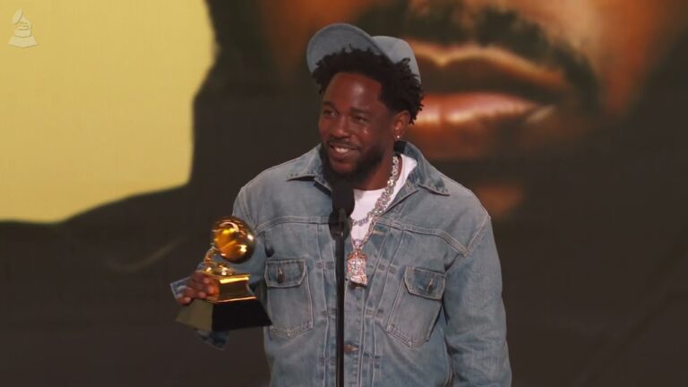 KENDRICK LAMAR Wins Record Of The Year For “NOT LIKE US” | 2025 GRAMMYs Acceptance Speech