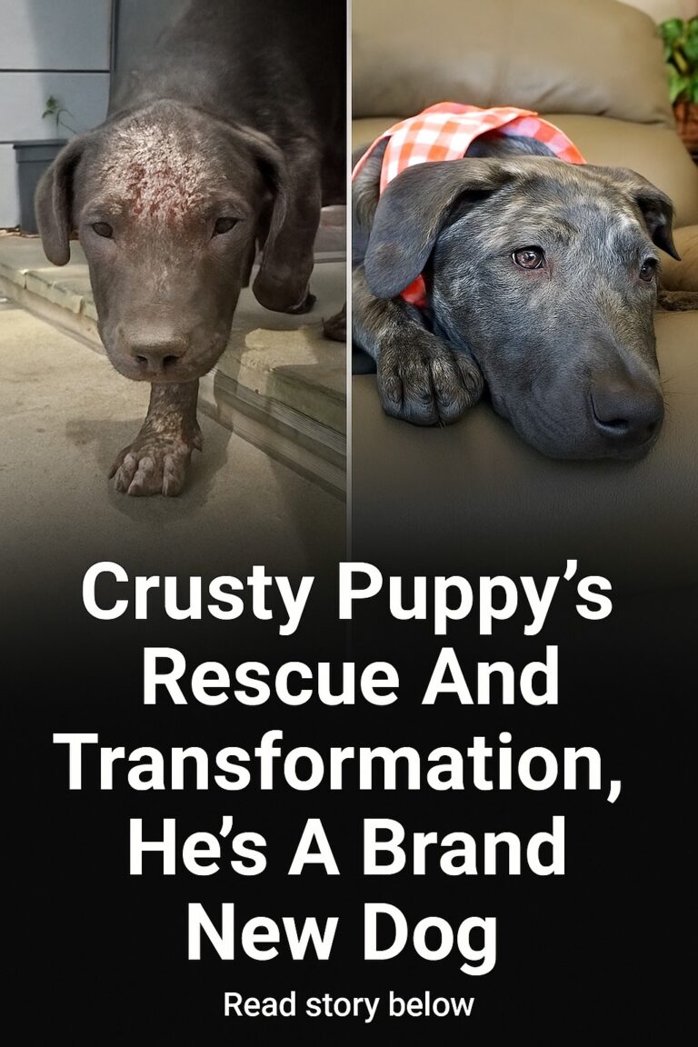 Crusty Puppy’s Rescue And Transformation, He’s A Brand New Dog
