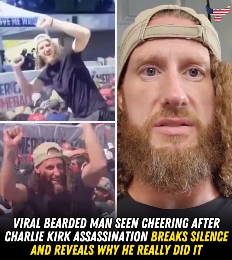 Bearded Man Seen Cheering After Charlie Kirk Shooting Breaks Silence, Explains His Actions