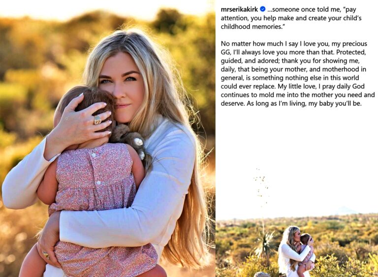 💖 Erika Kirk Shares Heartfelt Reflection on Motherhood and Cherished Memories With Daughter GG