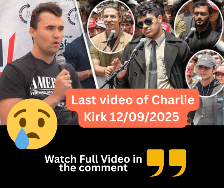 Last video of Charlie Kirk12/09/2025 Hands Out Huge L’s at University of California San Diego Will Turns your Cries