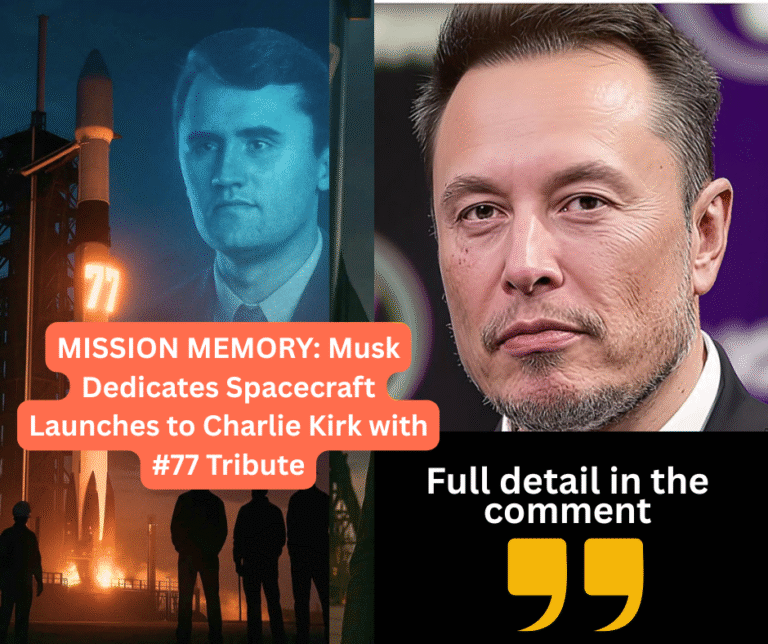 MISSION MEMORY: Musk Dedicates Spacecraft Launches to Charlie Kirk with #77 Tribute