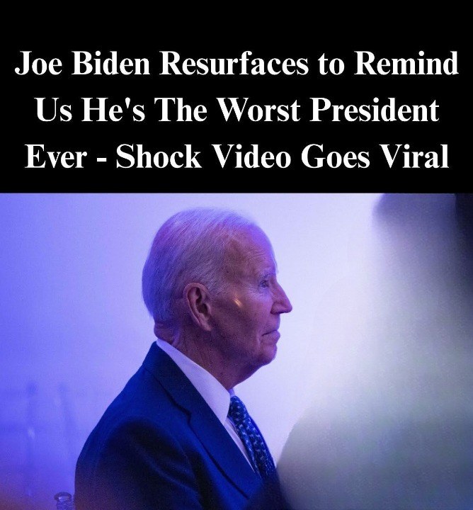 Joe Biden Reappears, Proving Once Again Why Many Call Him the Worst President